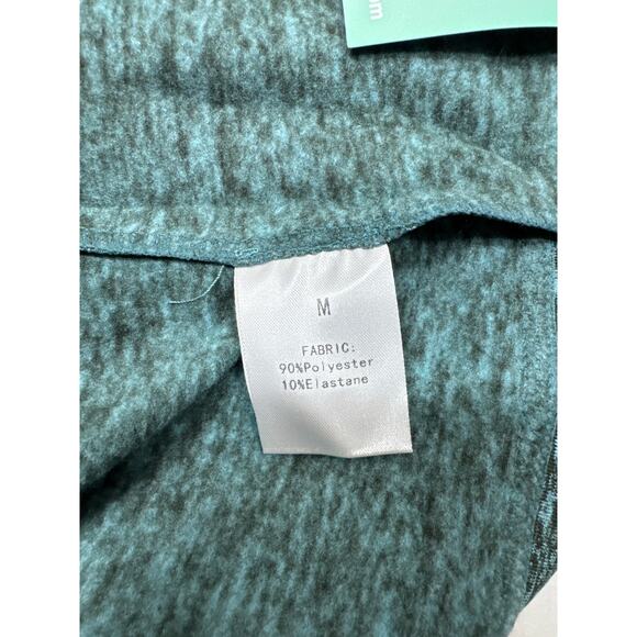 NWT Soneven Cowl Neck Long Sleeve Thumb Holes Zip Pockets Womens Pullover Size M - Picture 6 of 6